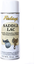 Fiebing's Saddle Lac spray front view leather finish