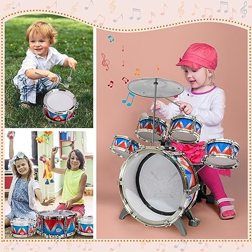CHADRIGIVS silver toddler instruments kit highlighting the durable non toxic construction