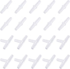 Pawfly Aquarium Airline Tubing Connectors Plastic Inline Valve, Fish Tank Air Pump Connector, 40-Piece - Image 9