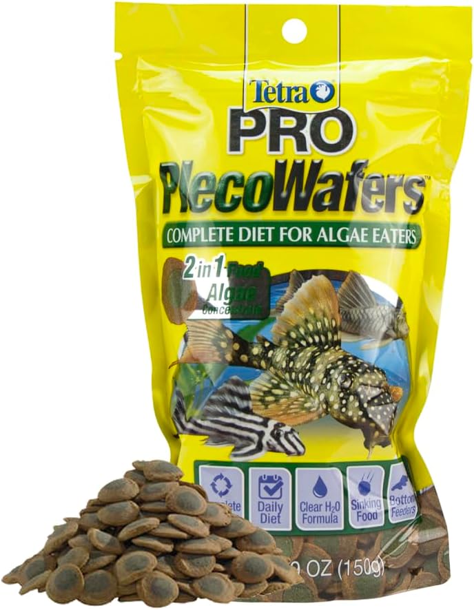 Tetra Pro PlecoWafers 5.29 Ounces front view packaging
