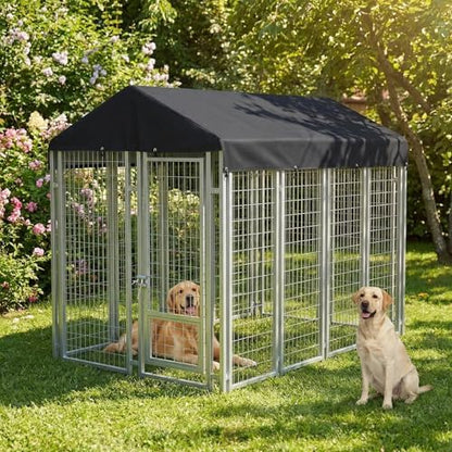 Ddeman ten by five feet weather resistant pet cage roof topper