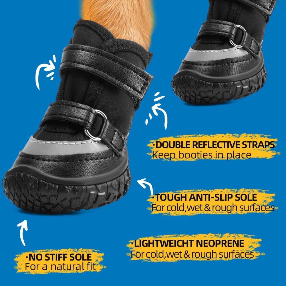Top view of breathable mesh material on dog booties