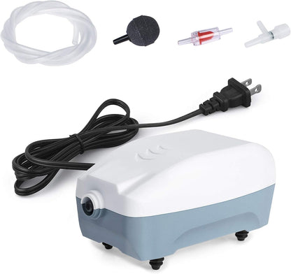 Hitop 2W single outlet aquarium air pump front view