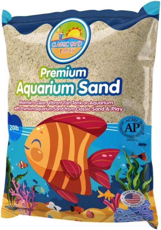 Classic Sand And Play 20 lb bag front view for aquariums