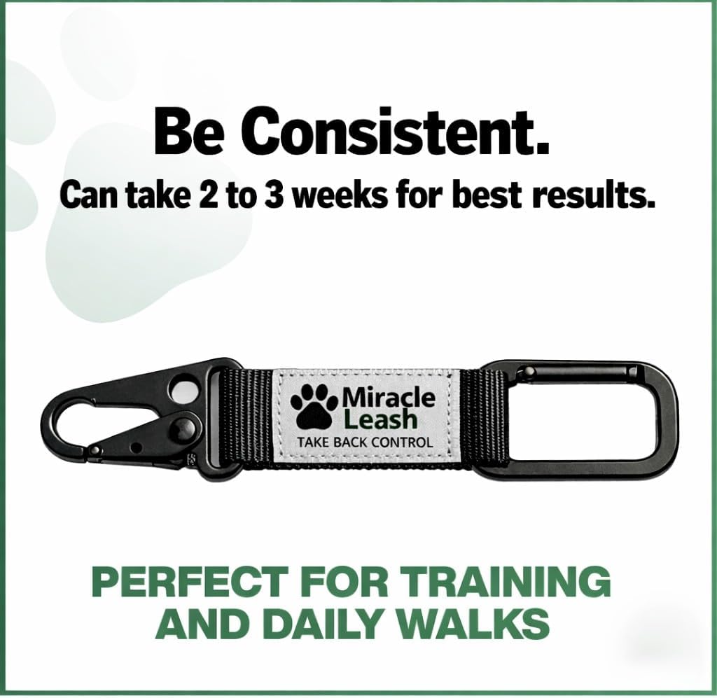 MiracleLeash professional front control dog training attachment packaged view.