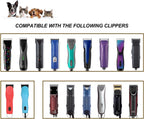 DODAER heat resistant ceramic pet grooming blade packaging contents for professional animal clipping.