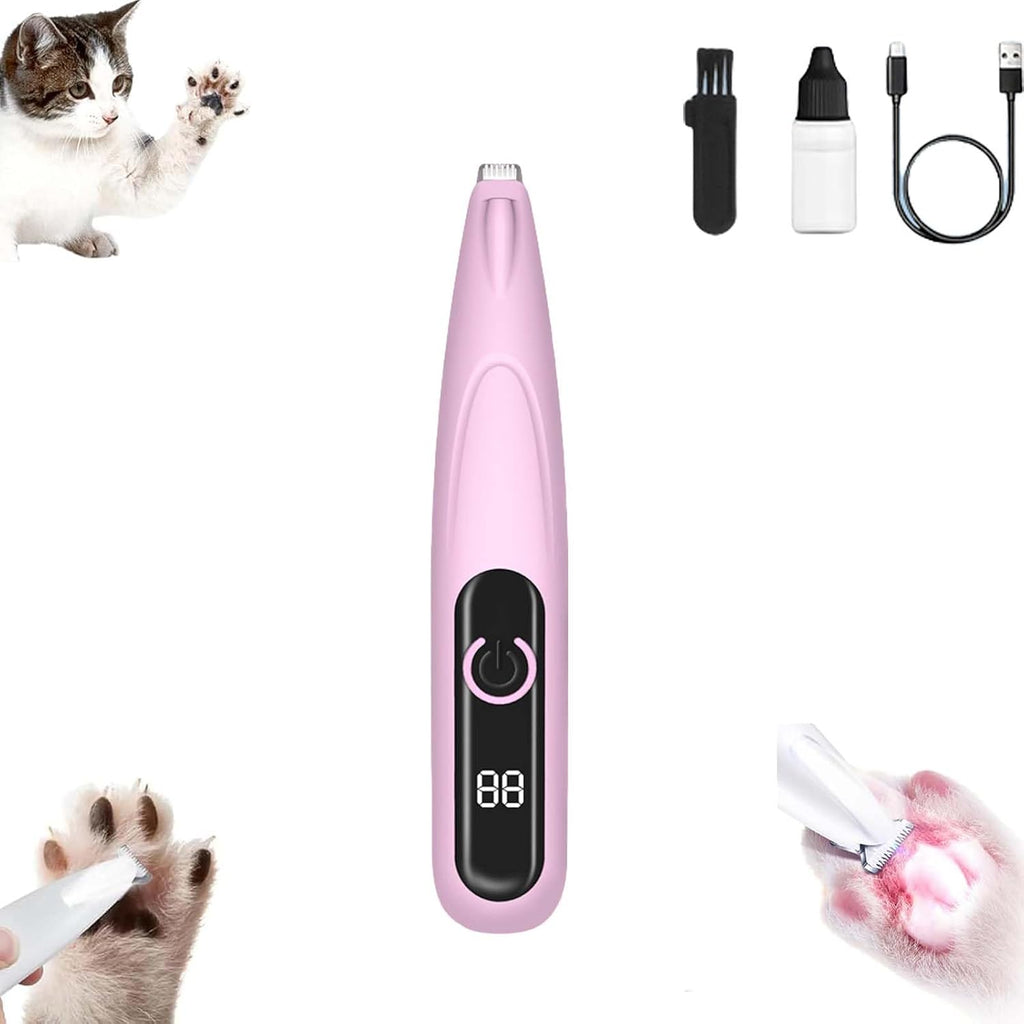Yilia Upgrade Pet Micro Precision Trimmer, Multifunctional Pet Hair Clippers for Grooming with LED Light, Low Noise Waterproof Rechargeable Pet Paw Trimmer for Pet Paws, Eyes, Ears, Face, Rump (1PC) - Image 10