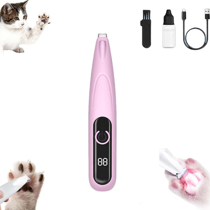 Yilia Upgrade Pet Micro Precision Trimmer, Multifunctional Pet Hair Clippers for Grooming with LED Light, Low Noise Waterproof Rechargeable Pet Paw Trimmer for Pet Paws, Eyes, Ears, Face, Rump (1PC) - Image 10