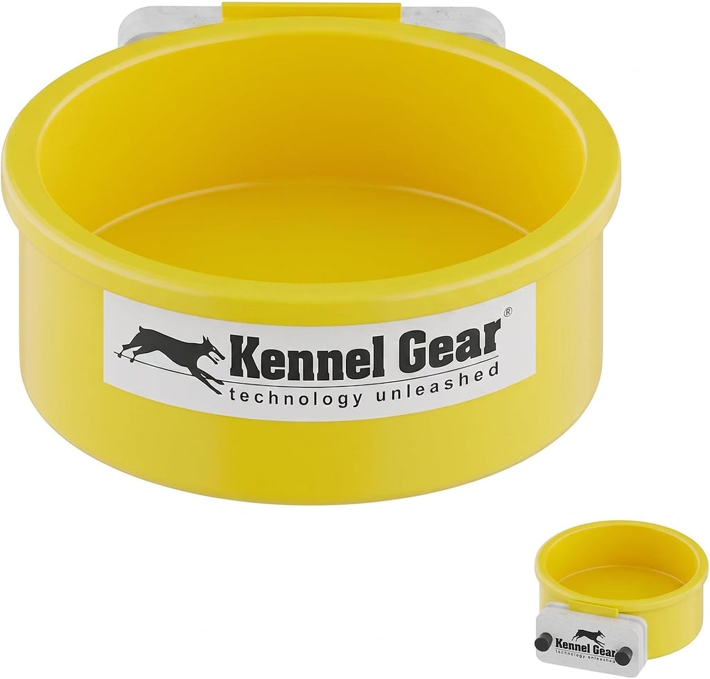 Dog Crate Water Bowl No Spill, 20oz Food-Grade Polypropylene Feeder, Secure Crate Mount with Covered Parts, Travel-Ready & Easy to Clean (Grey) - Image 13