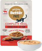 Because It's Better Pate Complete Meal - Wet Cat Food - Real Chicken Recipe - Organic, Balanced, Smooth Pate Texture, Human-Grade Ingredients, Grain Free, 2.6 oz Pouches (12 Count) - Image 11