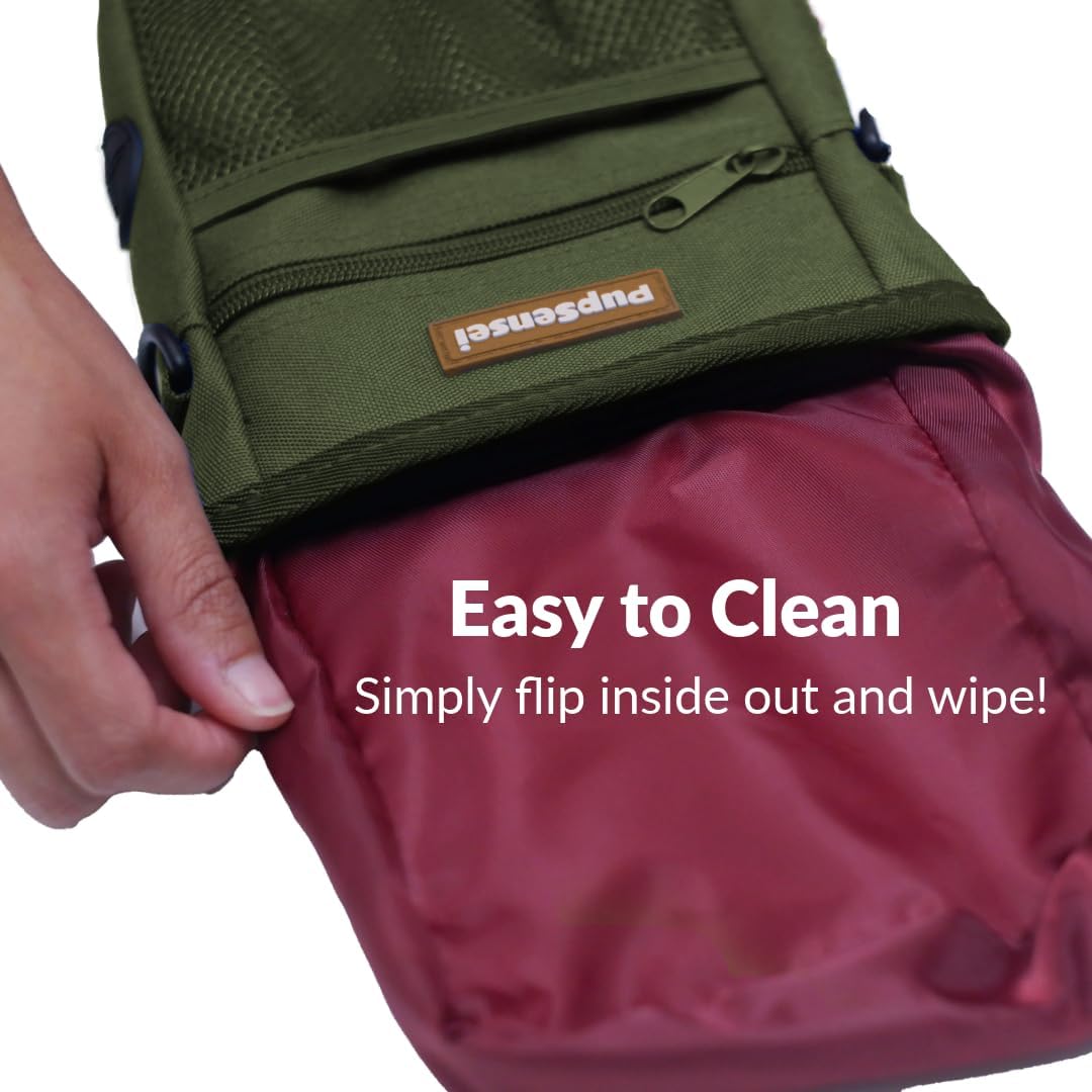 PupSensei dog training bag with adjustable waist strap and shoulder harness