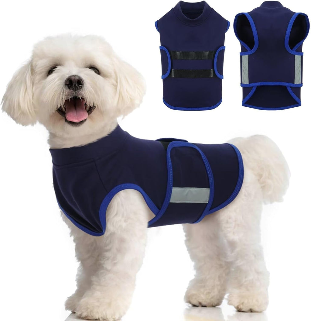 MIGOHI Dog Anxiety Relief Coat,Comfort Anxiety Vest for Dogs,Adjustable Dog Anxiety Calming Wrap for Fireworks,Thunderstorms,Travel,Separation,Anxiety Jacket for Small Dogs,S,Purple - Image 15