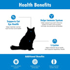 Authentic USA imported Felisyl immune gel package contents illustration.