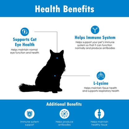 Authentic USA imported Felisyl immune gel package contents illustration.