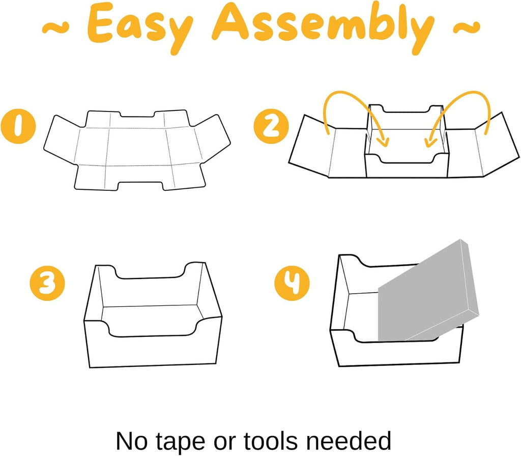 Two pack Hide and Scratch cardboard cat furniture set
