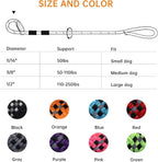 Keittpeet five feet behavior correction leash laid flat showing the full length and loop mechanism.