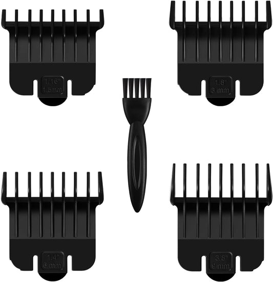 Wusuker 4 pack T Outliner clipper guards front view