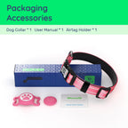 WhoseID durable nylon dog collar for medium and large dogs