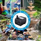 CWKJ submersible pump in aquarium setup