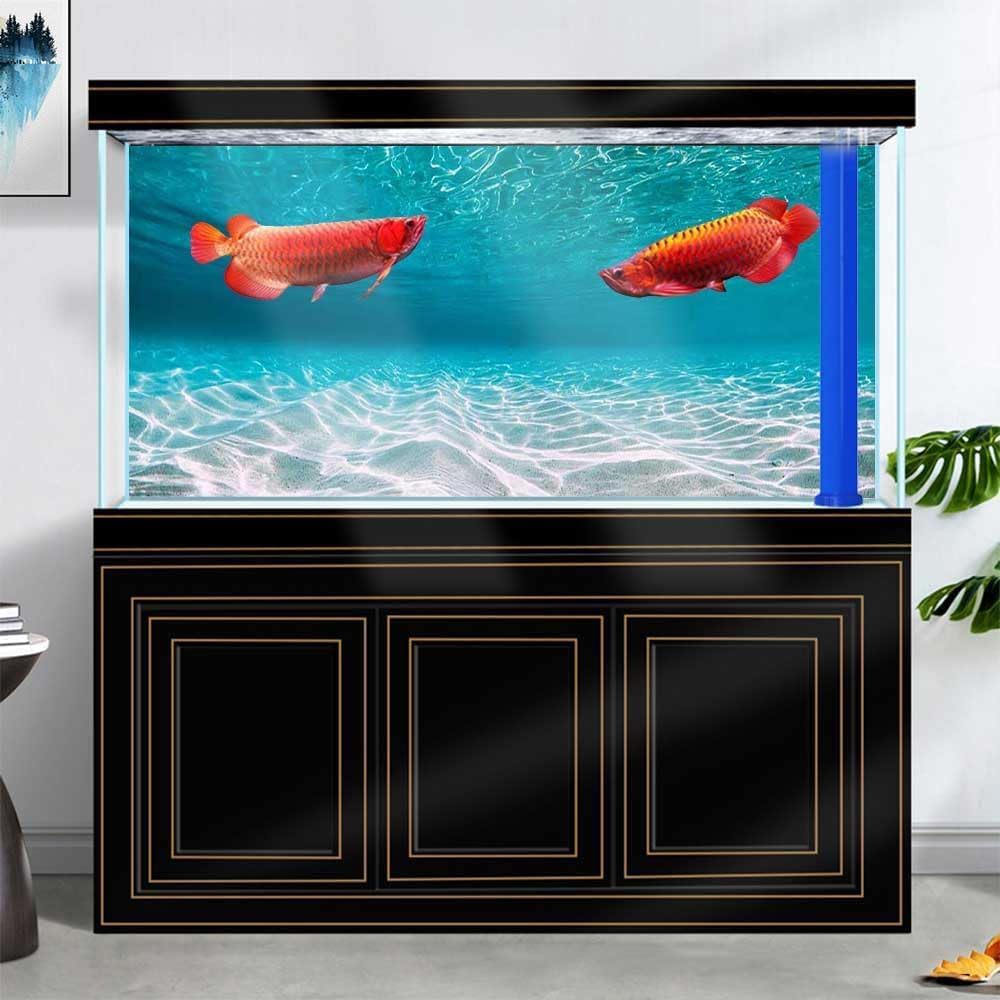 Dtekoj fish tank backdrop with double sided tape packaging display