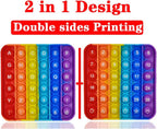 AK-SHIP sensory toy reverse side showing numbers 1 to 30 and shapes