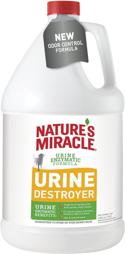 Nature's Miracle Dog Urine Destroyer, Dog Urine Stain Remover and Odor Control, White, 64 fl oz - Image 10