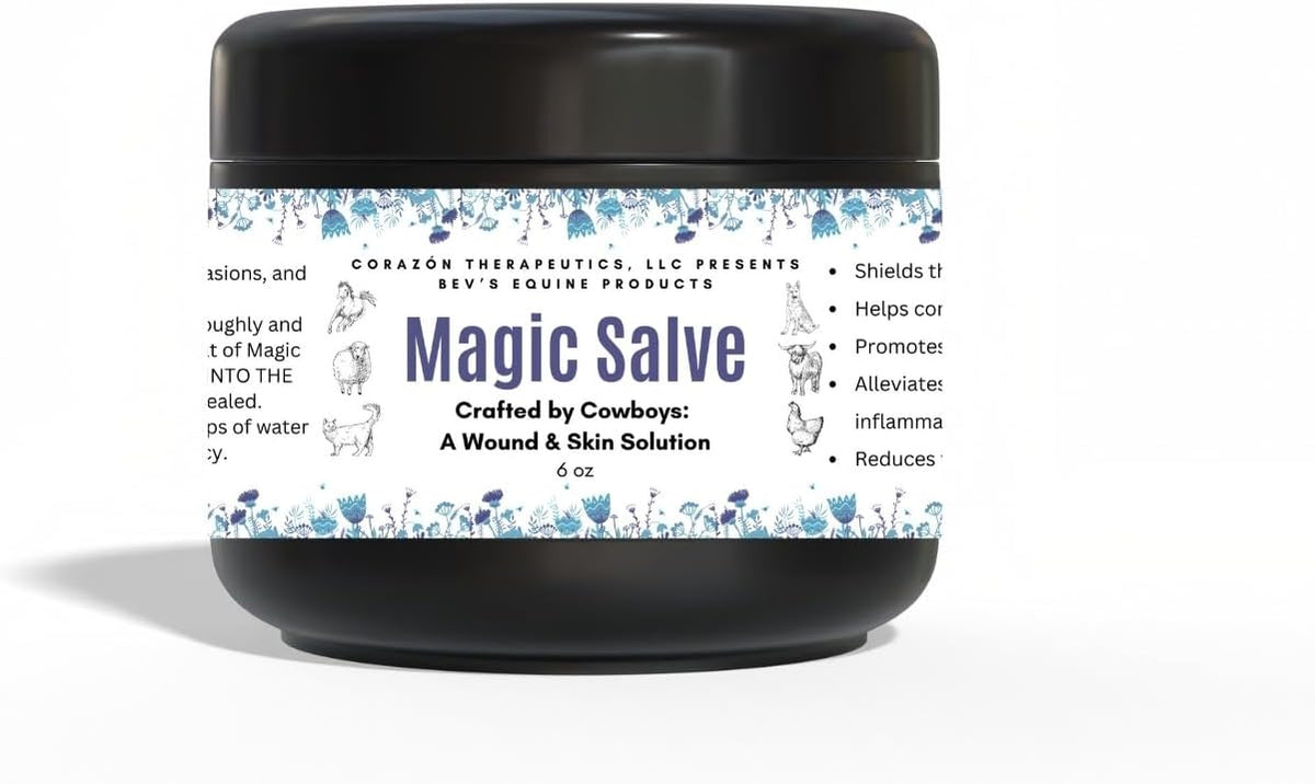 Corazon Therapeutics Bevs Magic Salve 6 ounce jar front view