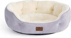 Bedsure Cooling Dog Beds for Small Dogs - Round Cat Beds for Indoor Cats, Washable Pet Bed for Puppy and Kitten with Slip-Resistant Bottom, 20 Inches, Arctic Cooling Blue - Image 15