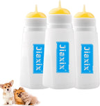 3 Pack Kitten Silicone Bottle Feeding Kit,Nipple & Feeding Kit for Kittens, Reusable Newborn Kitten Supplies, Suitable for Feeding Kitten, Puppy, Rabbit,Hamster (Blue, Small+Medium+Large) - Image 14