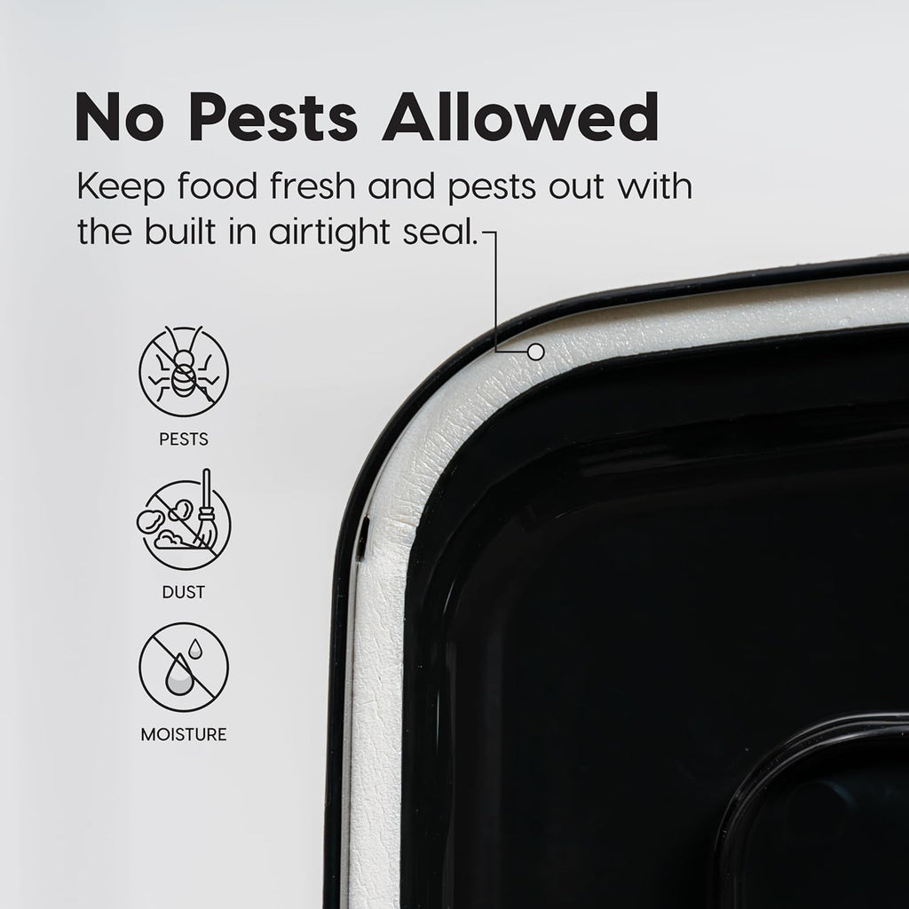 Iris Usa premium airtight container packed with dry dog food