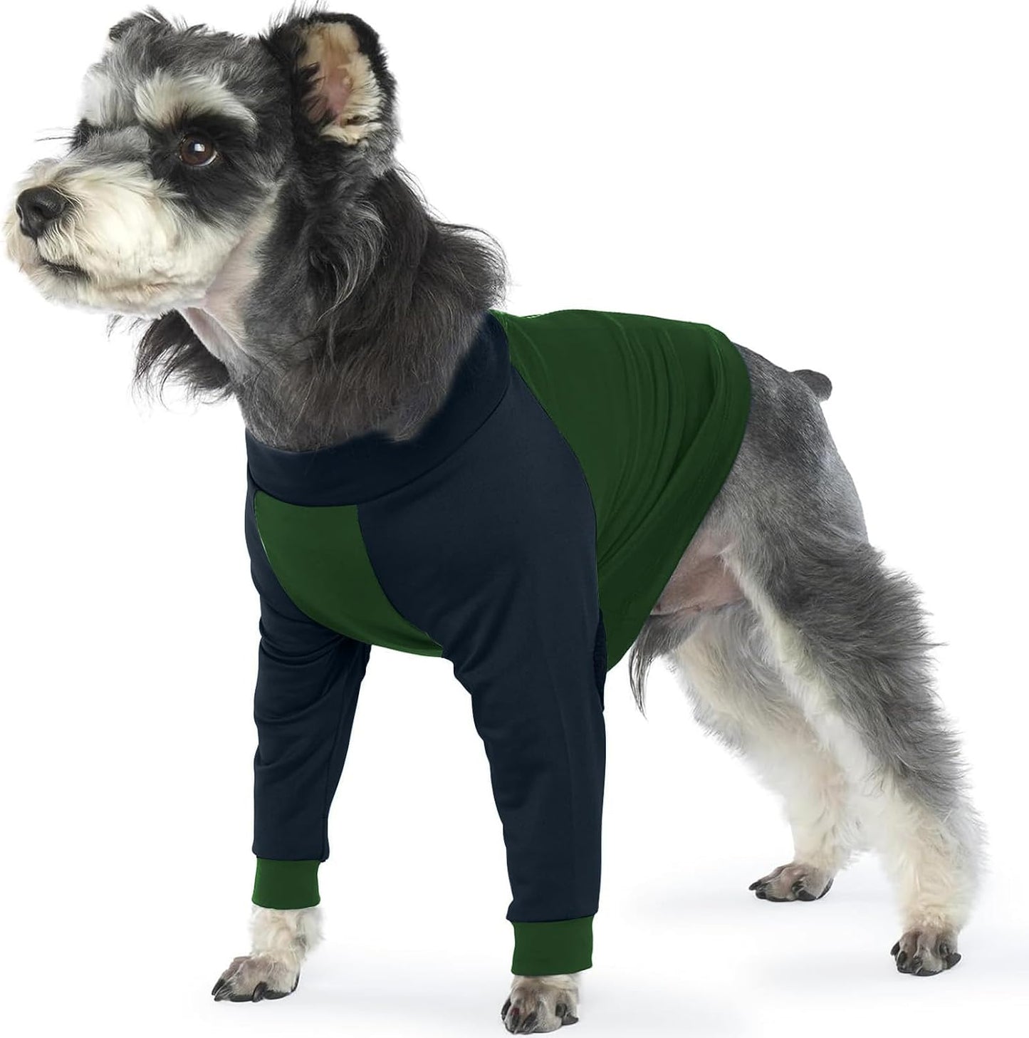 LeLePet Dog Recovery Suit for Front Legs, Dog Sleeve to Stop Licking, Elbow Protector for Leg Injuries Shoulder Wounds After Surgery Male Female,Zippered Long-Sleeved Shirt Cone Alternative(S-3XL) - Image 14