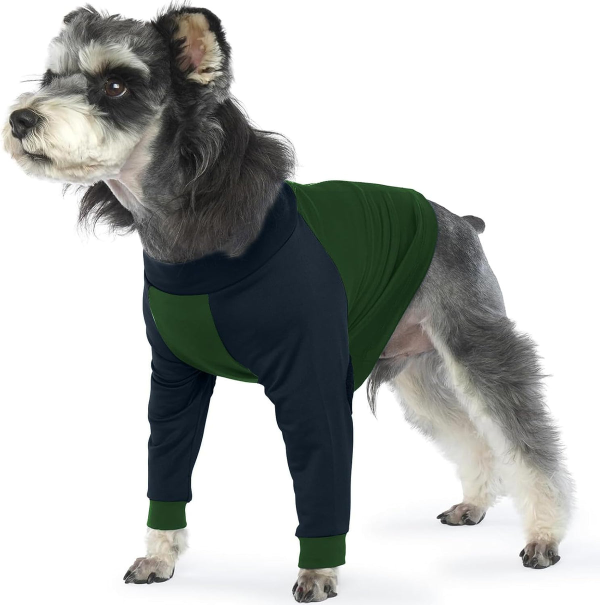 LeLePet Dog Recovery Suit for Front Legs, Dog Sleeve to Stop Licking, Elbow Protector for Leg Injuries Shoulder Wounds After Surgery Male Female,Zippered Long-Sleeved Shirt Cone Alternative(S-3XL) - Image 14
