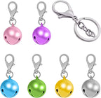 Aoche pet bells for dog cat collar front view multi color tracking charms