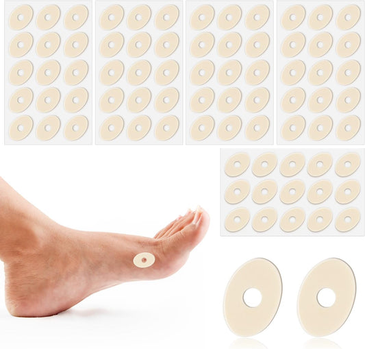 NQEUEPN Corn Cushions 75 count pack front view for foot pain relief.
