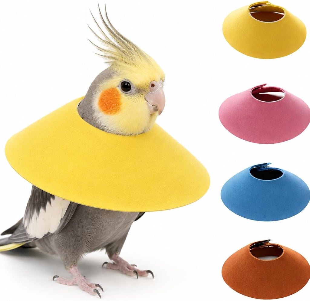 HIHETE bird care recovery cone collar packaging contents for parrot health