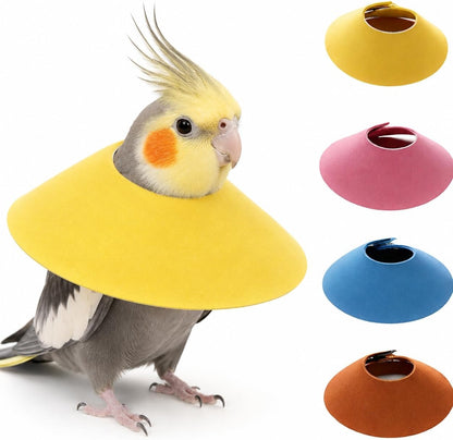 HIHETE bird care recovery cone collar packaging contents for parrot health