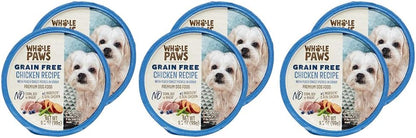 Whole Paws healthy beef and vegetable dog meal opened view