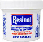 Resinol Medicated Ointment 3 Ounce Jar front view for itch relief
