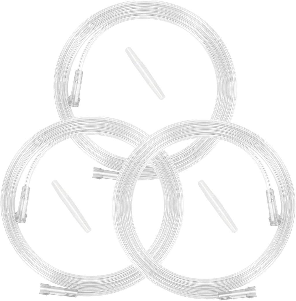Generic 5 Foot High Flow Oxygen Tube Extension front view medical grade PVC