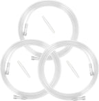 Generic 5 Foot High Flow Oxygen Tube Extension front view medical grade PVC