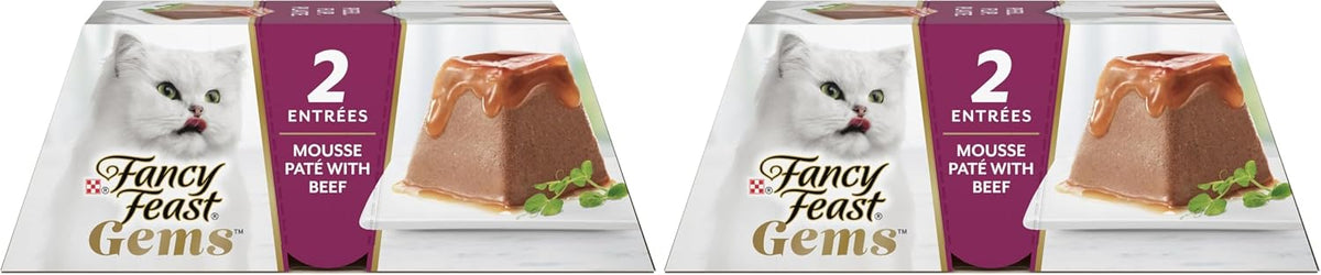 Fancy Feast Gems Pate Cat Food Mousse With Salmon and a Halo of Savory Gravy Cat Food - (Pack of 8) 4 oz. Boxes - Image 15