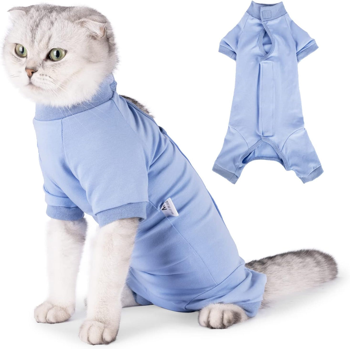 Pet wound care protection suit for abdominal surgeries