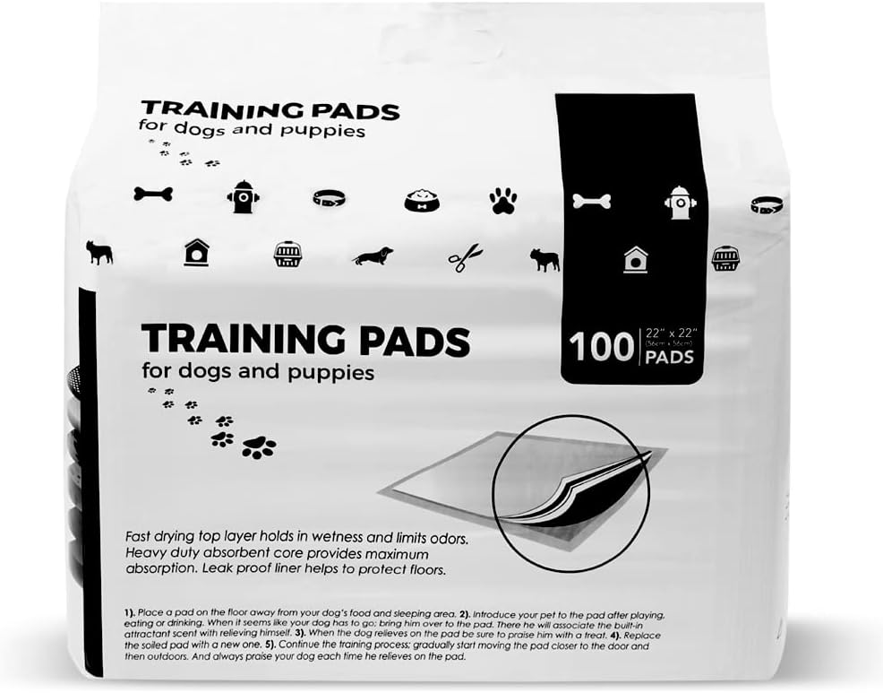 Absorbent polymer gel core layer of the twenty two inch dog pee pad.