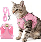 Cat Harness and Leash, 2026 New Step-in Escape Proof Cat Leash and Harness Set for Small Medium Large Cats, Breathable Adjustable Vest Harnesses with Reflective Strip for Outdoor Walking (Blue, M) - Image 11