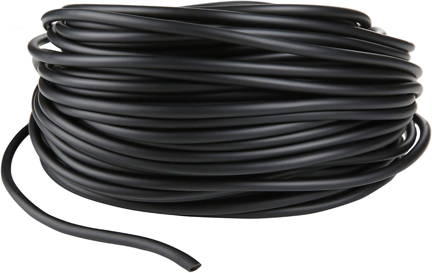 JIH Aquarium 50 Feet Standard 3/16" Black Flexible Airline Tubing with Black Plastic Connectors for Fish Tank,Terrariums, and Hydroponics - Image 11