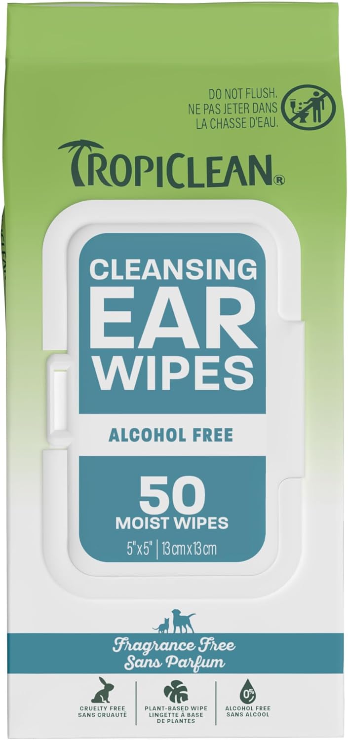 TropiClean Deep Cleaning Pet Wipes, 100ct - Wipes for Dogs & Cats - Gently Removes Dirt, Dander & Smells - for Pet Paws, Face, Body & Bottom - Sweet Berry & Coconut Scent - Image 14