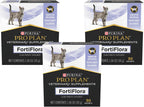 Purina FortiFlora canine probiotic powder nutritional facts and veterinary instructions panel