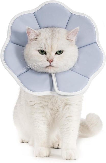 Avont Soft Cat Recovery Cone Collar, Adjustable Lightweight Kitten E-Collar for Small Dogs, Comfortable Neck Donut Stop Licking Scratching After Surgery -Strawberry(M) - Image 9