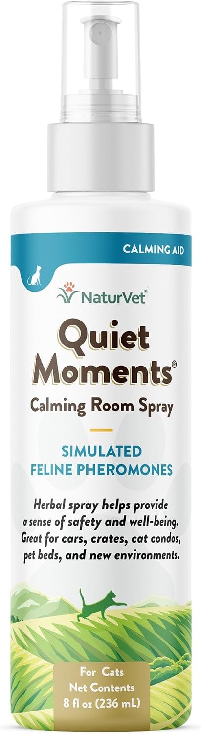 NaturVet Quiet Moments Calming Aid Cat Supplement Plus Melatonin - Helps Reduce Stress in Cats - for Pet Storm Anxiety, Motion Sickness, Grooming, Separation, Travel - 50 Ct. Soft Chews - Image 9