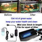 JackSuper 3 Watt UVC Aquarium Clean Light front view sterilizer lamp